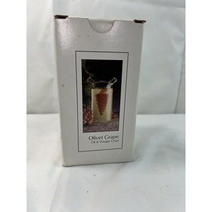NEW “OLIVET GRAPE” HANDBLOWN GLASS‎ OIL & VINEGAR CRUET